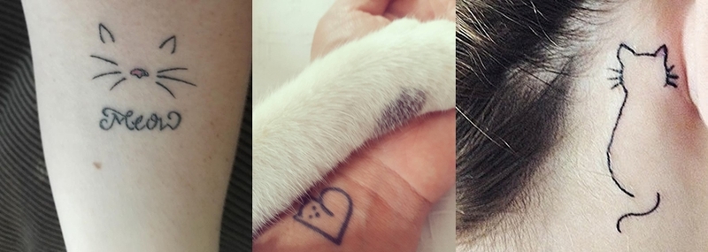 Instagram@madqueencori(左)、mini.mymeow(中)saullo_bodyart(右)